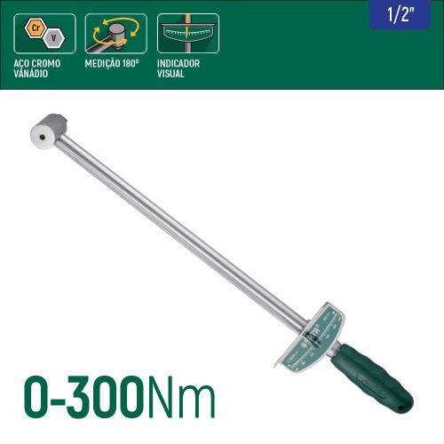Torqumetro de vareta encaixe 1/2