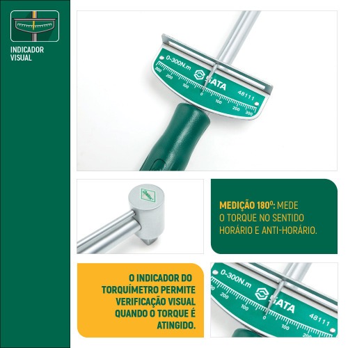 Torqumetro de vareta encaixe 1/2