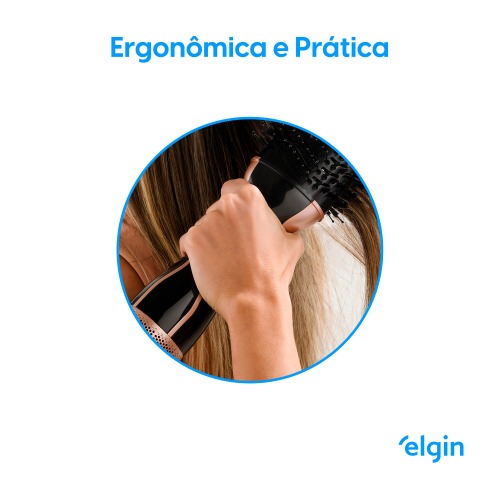 Escova secadora 1200W 4 em 1 Agile hair - ESEC-100  110V/220V Escova secadora 1200W 4 em 1 Agile hair - ESEC-100  110V/220V