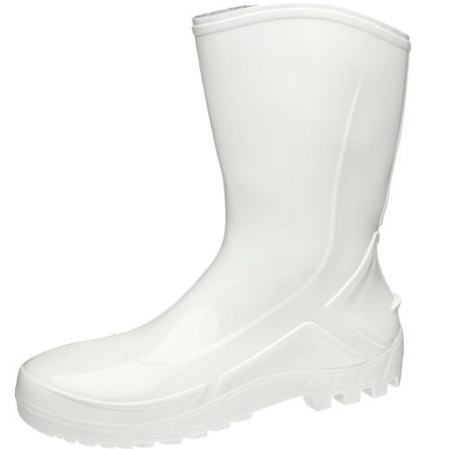 Bota de PVC branca cano médio com forro - 110VFLEXF BR Bota de PVC branca cano médio com forro - 110VFLEXF BR