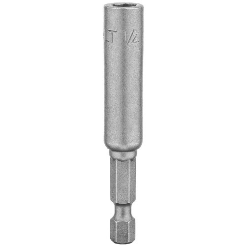 Soquete magnético sextavado 1/4'' x 65 mm encaixe 1/4 Soquete magnético sextavado 1/4'' x 65 mm encaixe 1/4