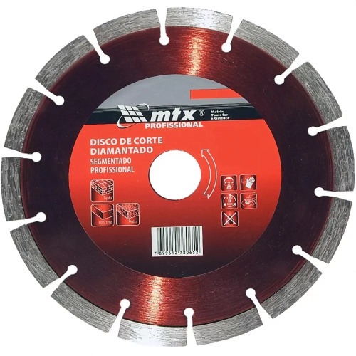 Disco diamantado segmentado 350 mm para concreto - 731659