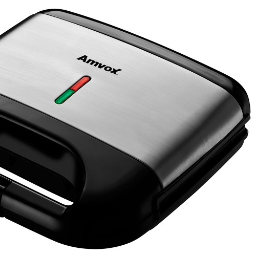 Sanduicheira Grill antiaderente 750 watts inox - AMS 500 Black 110V Sanduicheira Grill antiaderente 750 watts inox - AMS 500 Black 110V