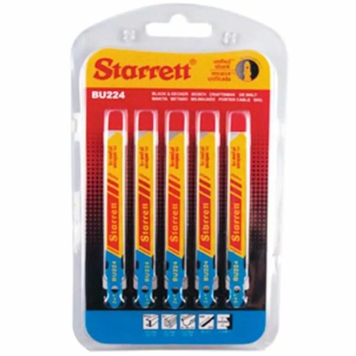 L�mina serra tico tico 50 mm bimetal para metal 5 pe�as - BU224