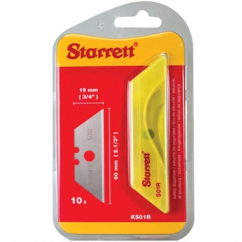 Cartela de lmina para estilete trapezoidal com 10 peas - KS01R