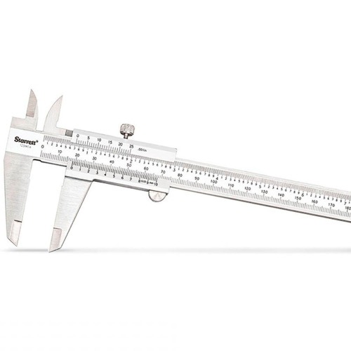 Paqumetro universal capacidade 200 mm leitura de 0,02 mm