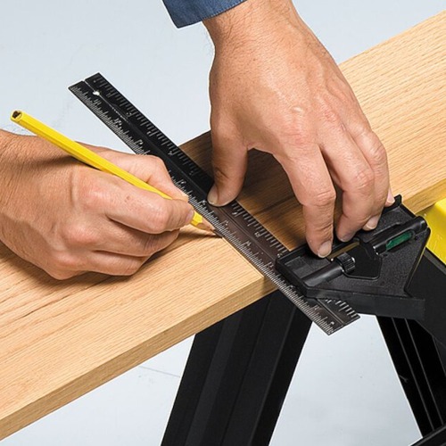 Esquadro combinado met�lico de 12