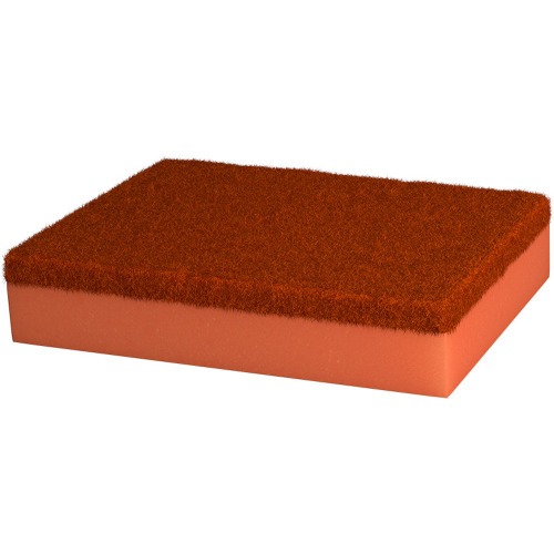 Esponja multiuso dupla face não risca laranja Esponja multiuso dupla face não risca laranja