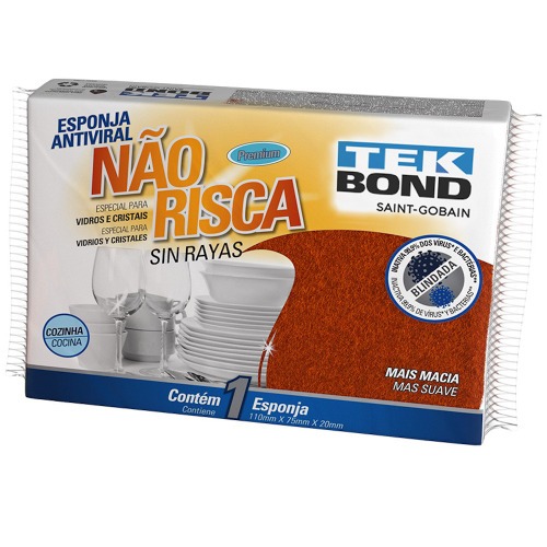 Esponja multiuso dupla face não risca laranja Esponja multiuso dupla face não risca laranja