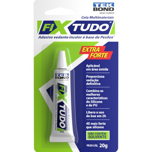 Cola adesiva multiuso 20 g - Fixtudo