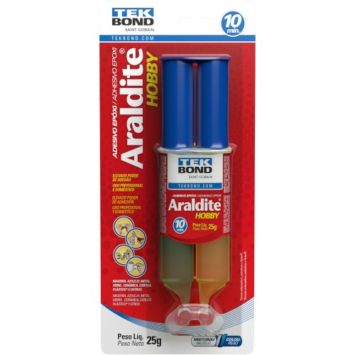 Cola epxi Araldite hobby seringa 25 g