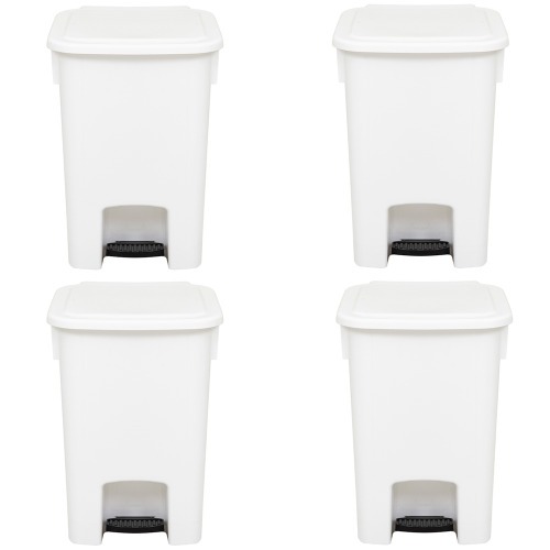 Cesto coletor de lixo 15L com pedal 4 peças - MVCP15 Cesto coletor de lixo 15L com pedal 4 peças - MVCP15