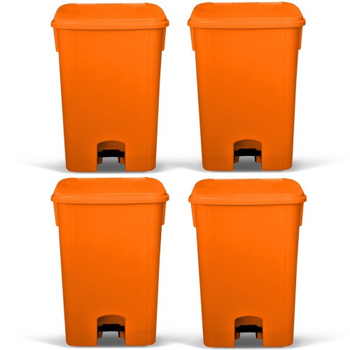 Cesto coletor de lixo 15L com pedal 4 pe�as - MVCP15