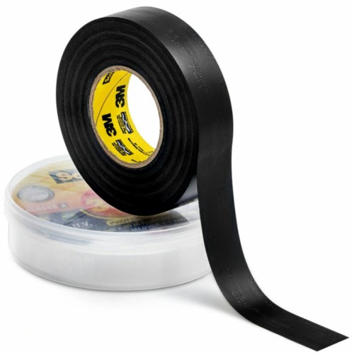 Fita isolante antichama 19 mm x 20 m preta - Scotch 33+ Fita isolante antichama 19 mm x 20 m preta - Scotch 33+