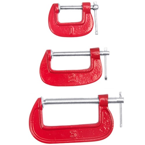 Jogo de grampos tipo C de 1