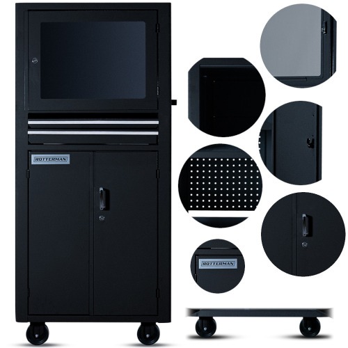 Rack fechado para computador com visor de acr�lico - RLL-29P