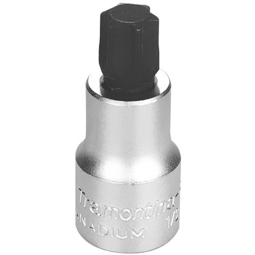 Soquete com ponta hexalobular t-60 encaixe 1/2