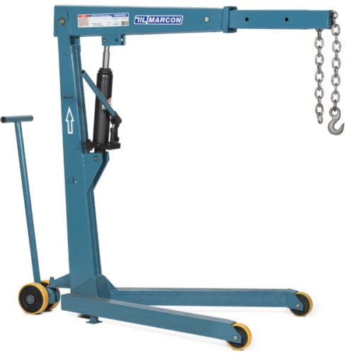 Guincho hidráulico 1 tonelada com prolongador rodas de poliuretano - MGH-1CP Guincho hidráulico 1 tonelada com prolongador rodas de poliuretano - MGH-1CP