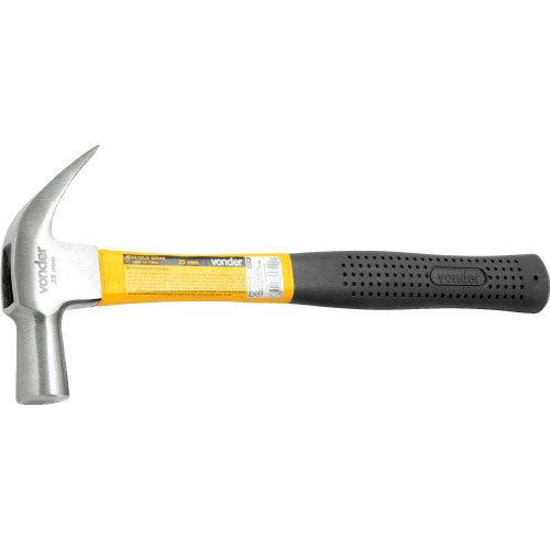 Martelo unha 25 mm cabo de fibra