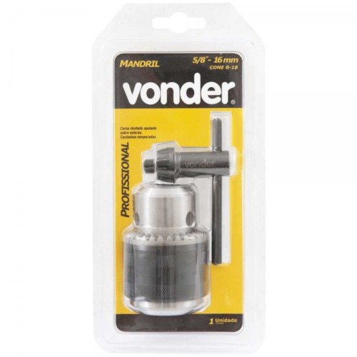 Mandril cone chave B18 leve capacidade 3 a 16 mm 