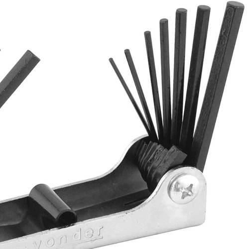 jogo de chave allen 1,5 a 6 mm e 1/16 a 1/4