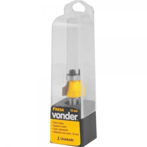 Fresa quebra canto com rolamento dentes de v�dea 18mm