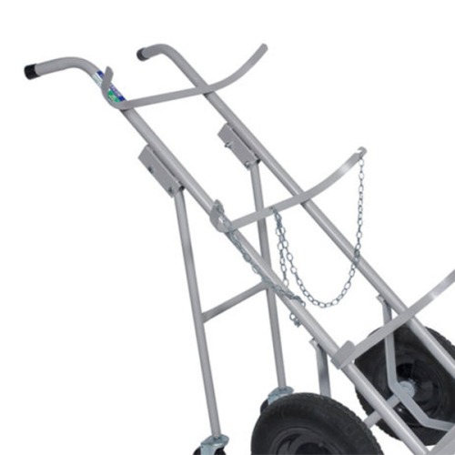 Carro para transporte de oxignio e acetileno para 2 cilindros roda pneumtica - TM-90