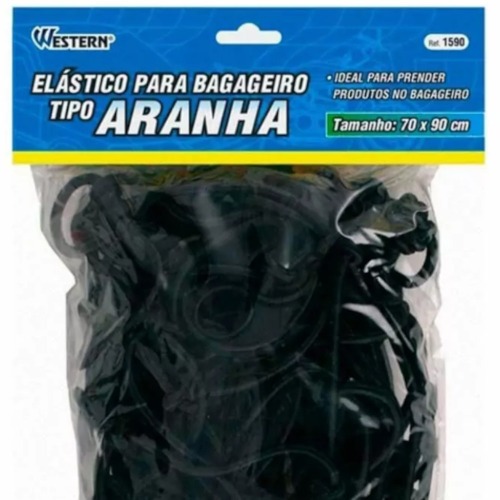 El�stico para bagageiro tipo aranha 70 x 90 cm