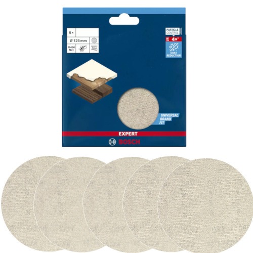 Disco de lixa para madeira 125 mm com 5 peças - M480 Disco de lixa para madeira 125 mm com 5 peças - M480