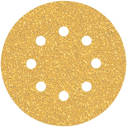 Disco de lixa 125 mm 8 furos com 5 peas - C470