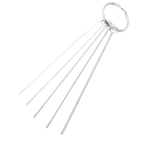 Escova de limpeza de Aergrafo 0,5 a 1,4mm com 5 peas - 0293