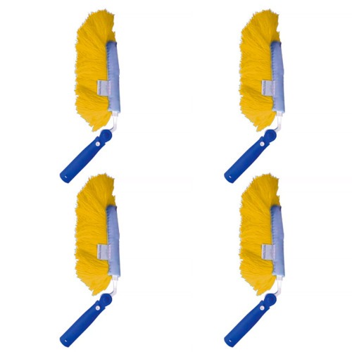 Kit 4 Espanadores eletrost�tico cabo angular 4 posi��es