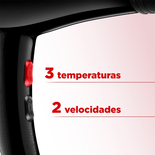 Secador de cabelo 1.900 watts Turbo Color Red - SC-41  220V Secador de cabelo 1.900 watts Turbo Color Red - SC-41  220V