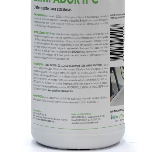 Detergente limpador de estofados e carpetes 1 litro