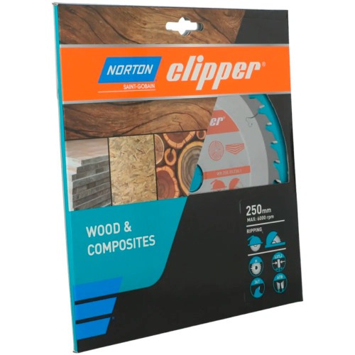 Disco de serra para madeira 250 x 30 mm 80 dentes - Clipper