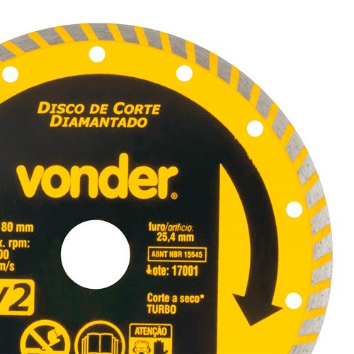 Disco diamantado turbo 180 mm para mrmore