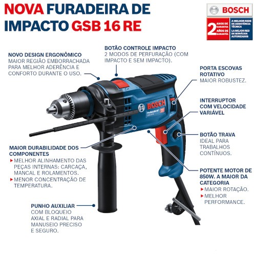 Furadeira de impacto 1/2