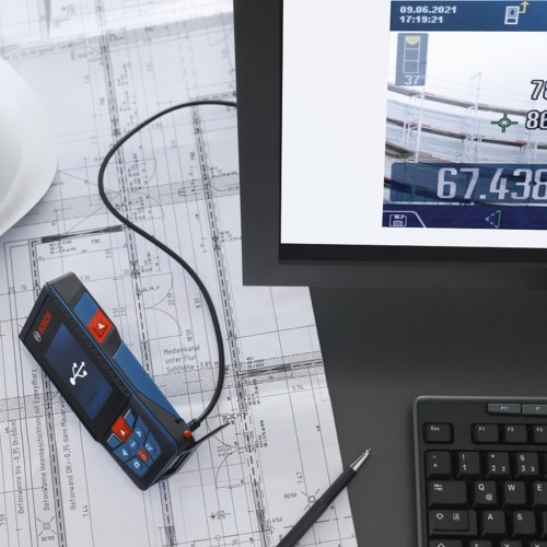 Trena a laser com leitura at� 150 metros com Bluetooth - GLM 150-27 C