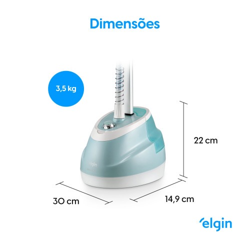 Passadeira a vapor e higienizador 1.350 watts - Steam Clean  110V