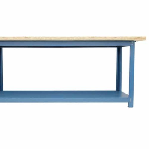 Bancada desmontvel tampo compensado pinus 2000 x 600 x 40 mm tampo inferior chapa