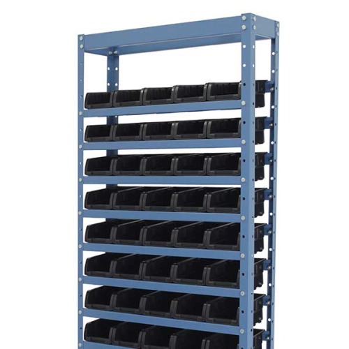 Estante metlica com 60 gavetas n3 preta - NE60/3P	