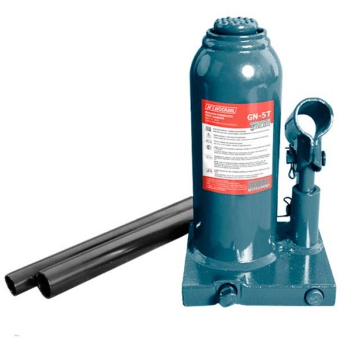 Macaco hidráulico tipo garrafa capacidade 5 toneladas - GN-5T Macaco hidráulico tipo garrafa capacidade 5 toneladas - GN-5T
