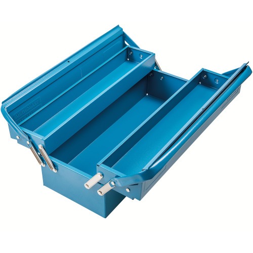 Caixa para ferramentas sanfonada com 3 gavetas e al�as fixas