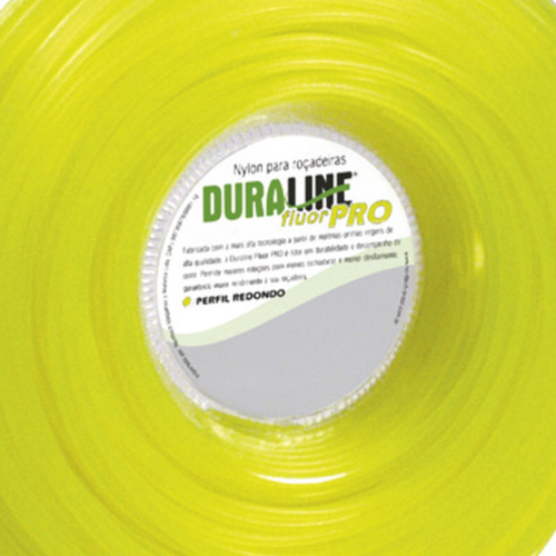 Fio de nylon redondo 2 mm x 126 metros para aparadores e roadeiras - Flor PRO