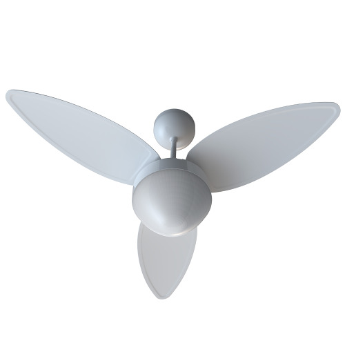 Ventilador de teto 3 pás Inverter com controle remoto branco - Aires  110V/220V Ventilador de teto 3 pás Inverter com controle remoto branco - Aires  110V/220V