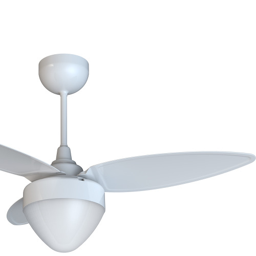 Ventilador de teto 3 pás Inverter com controle remoto branco - Aires  110V/220V Ventilador de teto 3 pás Inverter com controle remoto branco - Aires  110V/220V