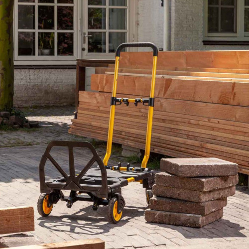 Carro armaz�m plataforma 2 em 1 para cargas capacidade 70/137 kg - STST98375L-BR