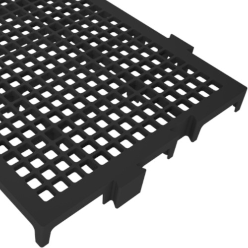 Piso pl�stico antiderrapante 250 x 500 x 26 mm - 42529