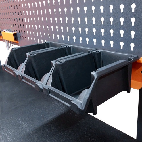 Bancada com gaveta + painel integrado e acessórios - 91513 Bancada com gaveta + painel integrado e acessórios - 91513