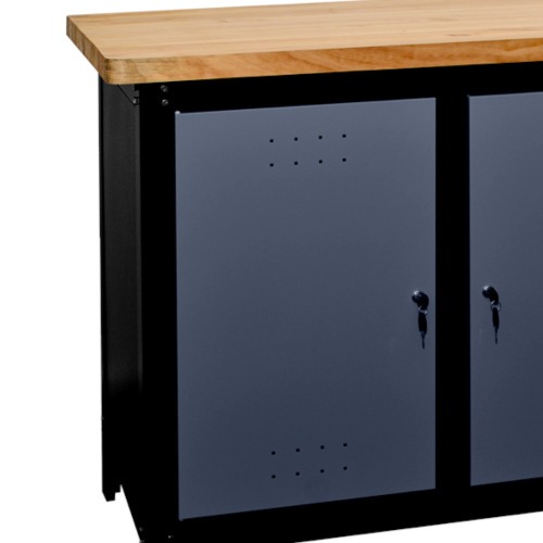 Bancada fechada com 2 portas - Dark